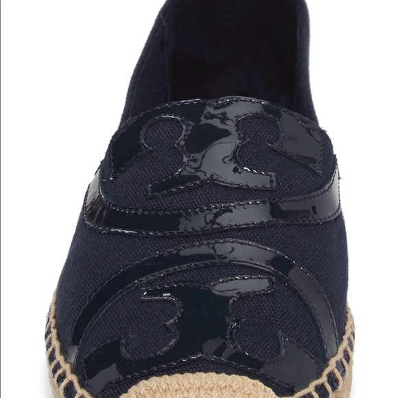 tory burch poppy espadrille navy